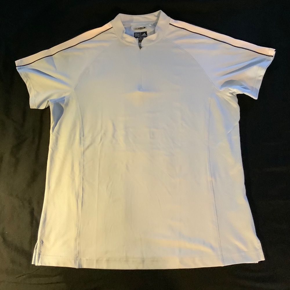 Adidas ClimaCool Short Sleeve Zippered Shirt